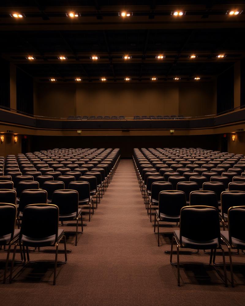 Members gathered in a convention hall